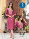 Urvashi By Kaya Vichitra Silk Designer Kurtis Wholesalers In Mumbai
